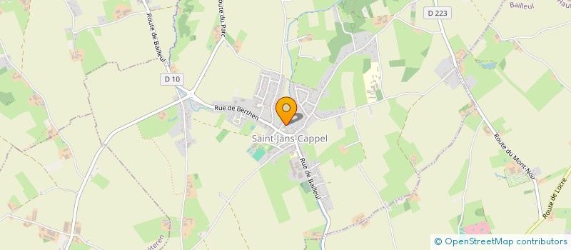 localisation de l'entreprise MONSIEUR JEAN BAPTISTE PACCOU  SAINT-JANS-CAPPEL