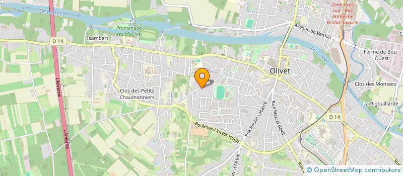 localisation de l'entreprise MONSIEUR JEAN-BAPTISTE PARDESSUS à OLIVET