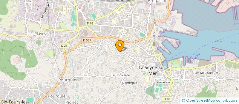 localisation de l'entreprise MONSIEUR JEAN BAPTISTE PASERO à LA SEYNE-SUR-MER