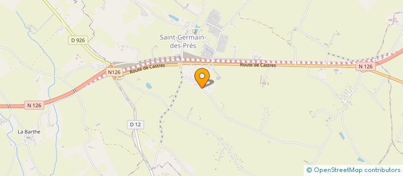 localisation de l'entreprise MONSIEUR JEAN-BAPTISTE PAYRE  SERIGNAN-DU-COMTAT