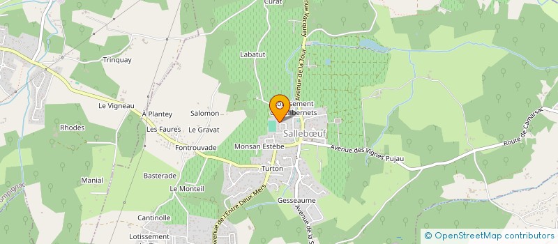 localisation de l'entreprise MONSIEUR JEAN-BAPTISTE PELLETIER  SALLEBUF