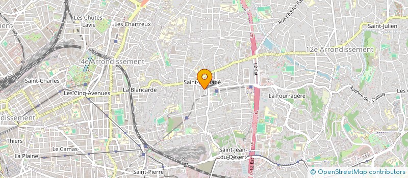 localisation de l'entreprise MONSIEUR JEAN-BAPTISTE PERRIER  MARSEILLE