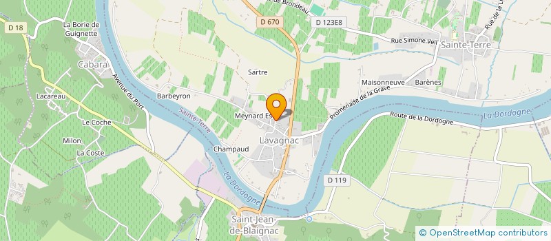 localisation de l'entreprise MONSIEUR JEAN-BAPTISTE PICCOLO  SAINTE-TERRE