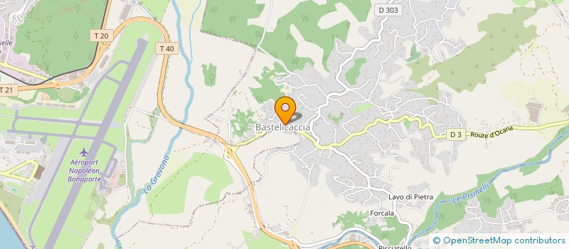 localisation de l'entreprise MONSIEUR JEAN BAPTISTE PIERI à BASTELICACCIA