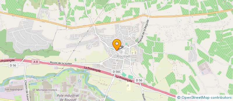 localisation de l'entreprise MONSIEUR JEAN BAPTISTE POGGI à ROUSSET