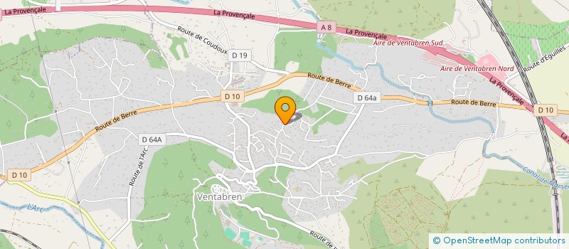 localisation de l'entreprise MONSIEUR JEAN BAPTISTE POISSON  VENTABREN