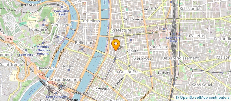 localisation de l'entreprise MONSIEUR JEAN-BAPTISTE POLLIEN  CALUIRE-ET-CUIRE