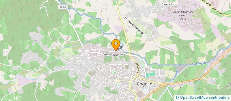localisation de l'entreprise MONSIEUR JEAN-BAPTISTE POLO à COGOLIN