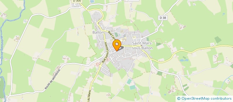 localisation de l'entreprise MONSIEUR JEAN BAPTISTE PORTAIS  BALLON-SAINT MARS