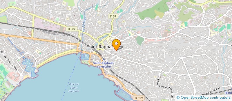 localisation de l'entreprise MONSIEUR JEAN-BAPTISTE POTET  SAINT-RAPHAEL