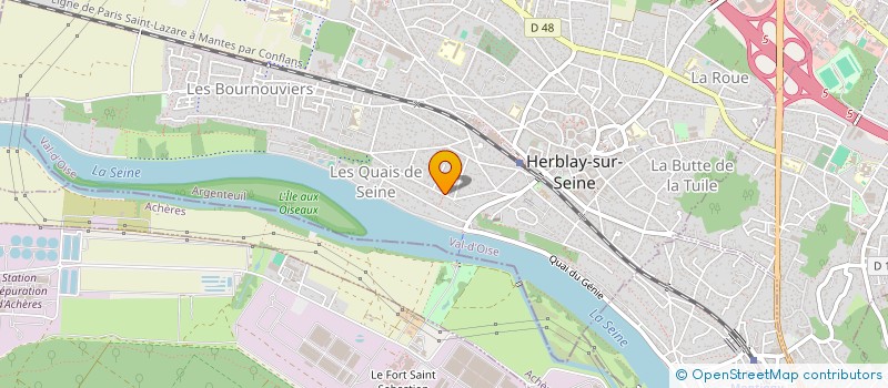 localisation de l'entreprise MONSIEUR JEAN-BAPTISTE QUAGLIAROLI  HERBLAY-SUR-SEINE