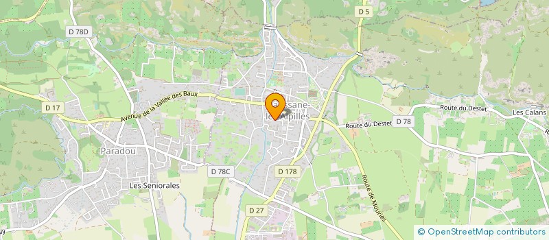 localisation de l'entreprise MONSIEUR JEAN BAPTISTE QUENIN à MAUSSANE-LES-ALPILLES