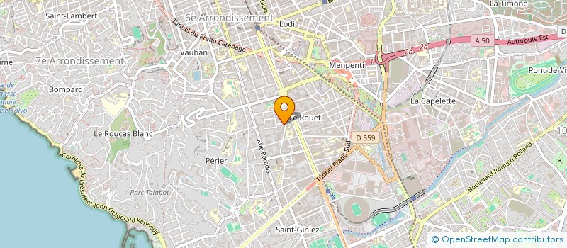 localisation de l'entreprise MONSIEUR JEAN-BAPTISTE RAPHAEL à MARSEILLE