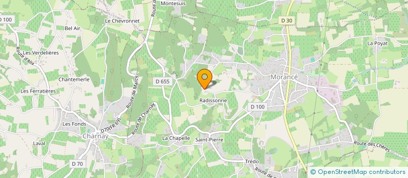 localisation de l'entreprise MONSIEUR JEAN-BAPTISTE RATIGNIER  MORANCE