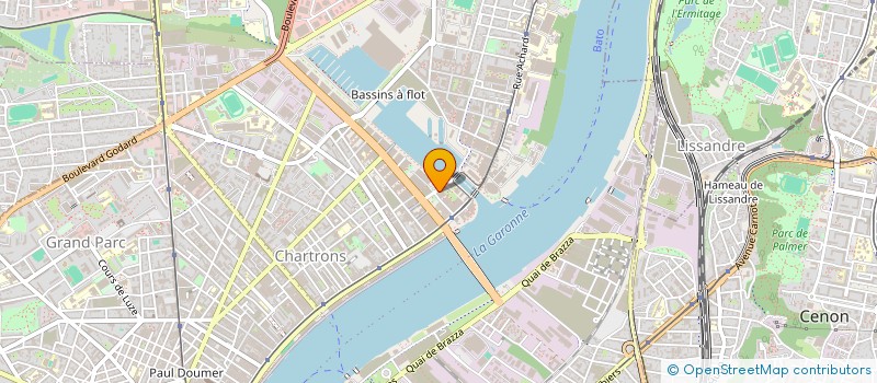 localisation de l'entreprise MONSIEUR JEAN BAPTISTE RAYER à BORDEAUX