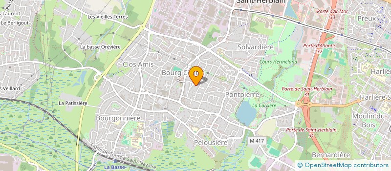 localisation de l'entreprise MONSIEUR JEAN-BAPTISTE REDOR  ST-HERBLAIN