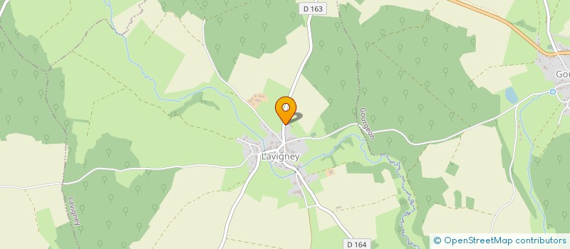 localisation de l'entreprise MONSIEUR JEAN BAPTISTE REGNAUD  LAVIGNEY