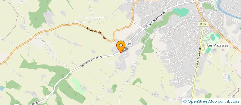 localisation de l'entreprise MONSIEUR JEAN-BAPTISTE RENOUF  LAVAUR