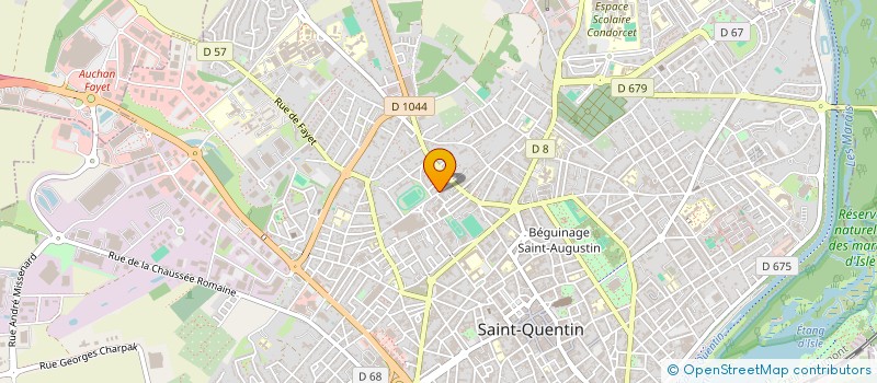 localisation de l'entreprise MONSIEUR JEAN-BAPTISTE RICHARDSON à SAINT-QUENTIN
