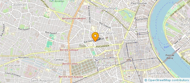 localisation de l'entreprise MONSIEUR JEAN-BAPTISTE RIGAUDY  BORDEAUX