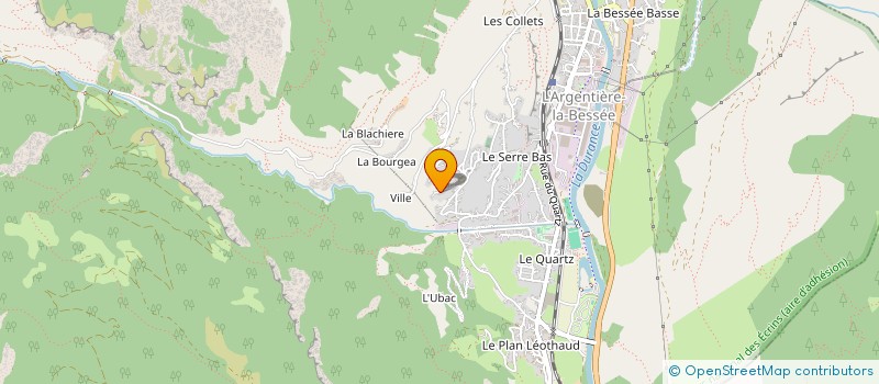 localisation de l'entreprise MONSIEUR JEAN-BAPTISTE RIPPERT  L'ARGENTIERE-LA-BESSEE