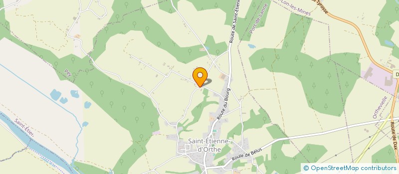 localisation de l'entreprise MONSIEUR JEAN BAPTISTE ROBERT  SAINT-ETIENNE-D'ORTHE