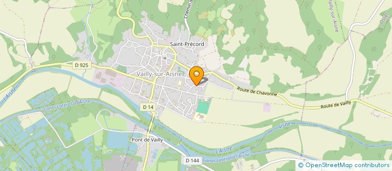 localisation de l'entreprise MONSIEUR JEAN-BAPTISTE ROBERT  VAILLY-SUR-AISNE