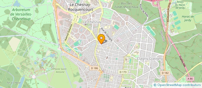 localisation de l'entreprise MONSIEUR JEAN BAPTISTE ROCHETTE  LE CHESNAY-ROCQUENCOURT