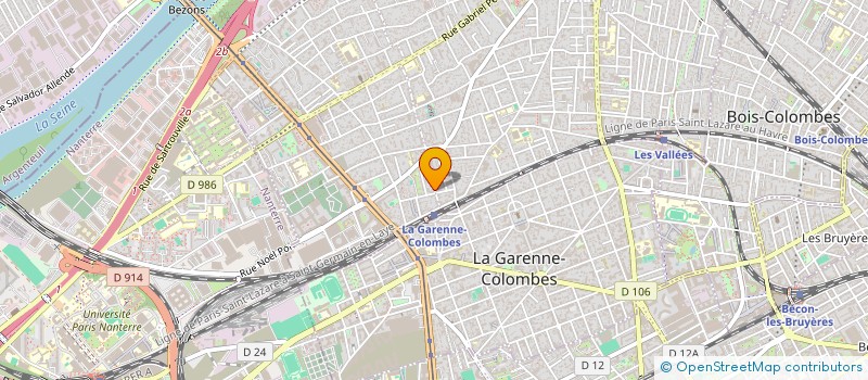 localisation de l'entreprise MONSIEUR JEAN-BAPTISTE ROLLIN à COLOMBES