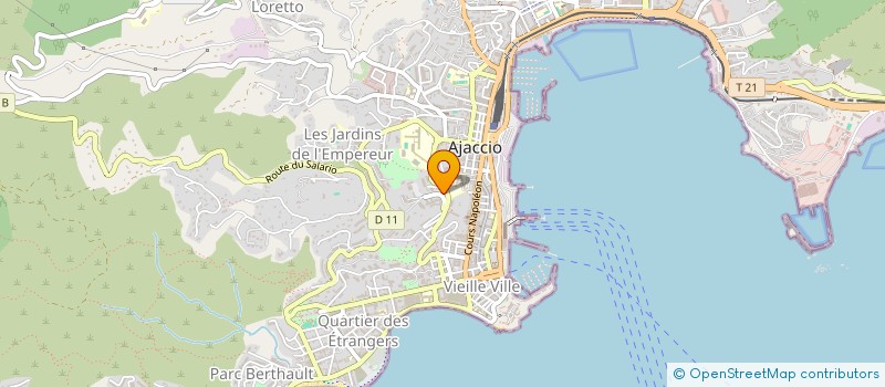 localisation de l'entreprise MONSIEUR JEAN-BAPTISTE ROQUES à AJACCIO