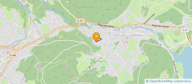 localisation de l'entreprise MONSIEUR JEAN-BAPTISTE ROUSSAT  GERARDMER