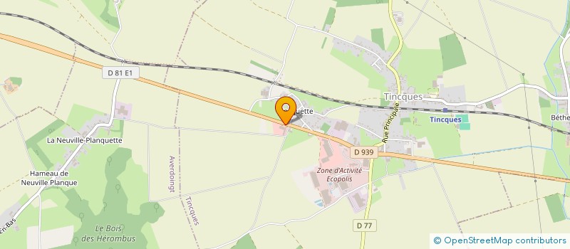 localisation de l'entreprise MONSIEUR JEAN-BAPTISTE ROUSSEL  TINCQUES