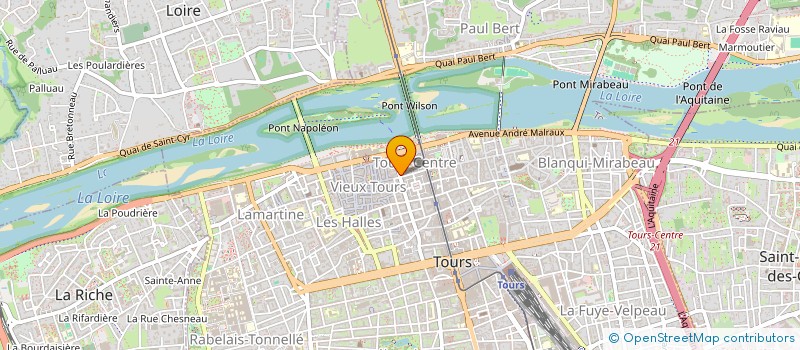 localisation de l'entreprise MONSIEUR JEAN-BAPTISTE ROUXEL  TOURS