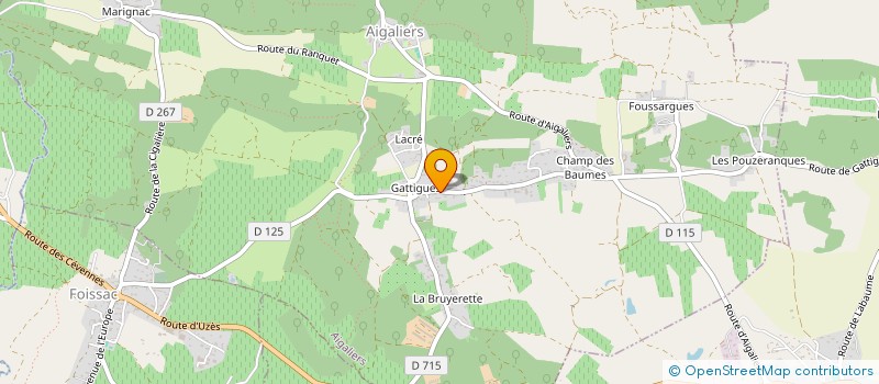 localisation de l'entreprise MONSIEUR JEAN-BAPTISTE SABATIER  AIGALIERS