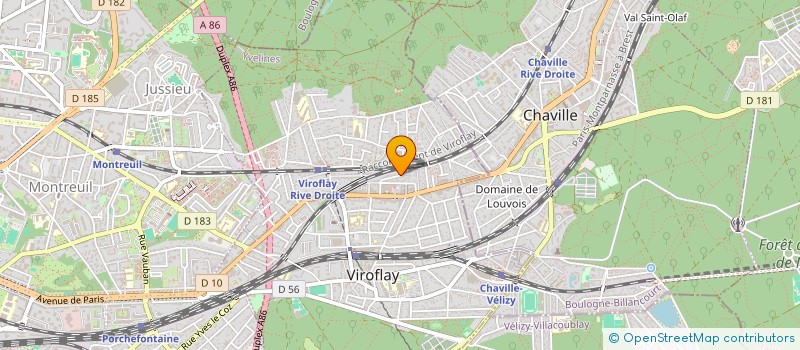 localisation de l'entreprise MONSIEUR JEAN-BAPTISTE SABORIN  VIROFLAY