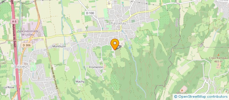 localisation de l'entreprise MONSIEUR JEAN BAPTISTE SAINT PAUL  CHASSELAY