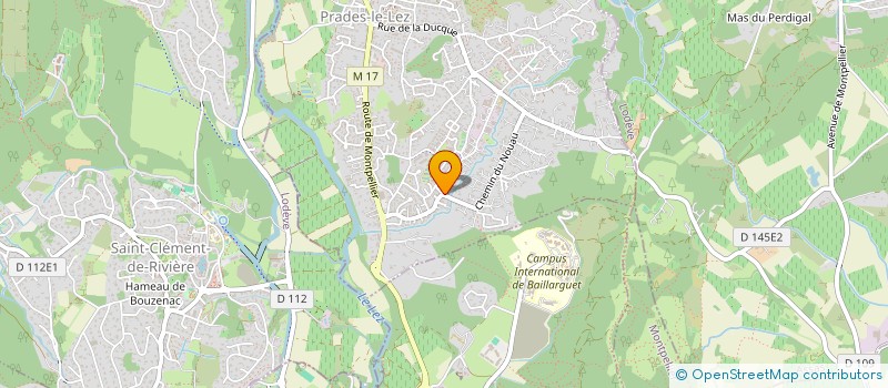 localisation de l'entreprise MONSIEUR JEAN-BAPTISTE SALAS  PRADES-LE-LEZ