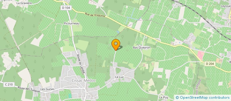 localisation de l'entreprise MONSIEUR JEAN-BAPTISTE SALON  CISSAC-MEDOC