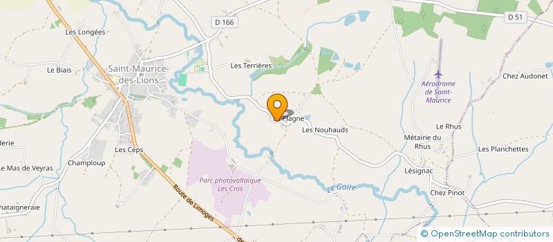 localisation de l'entreprise MONSIEUR JEAN-BAPTISTE SARDAIN à SAINT-MAURICE-DES-LIONS