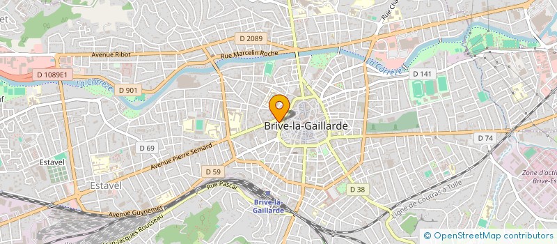 localisation de l'entreprise MONSIEUR JEAN-BAPTISTE SAUTET  BRIVE-LA-GAILLARDE