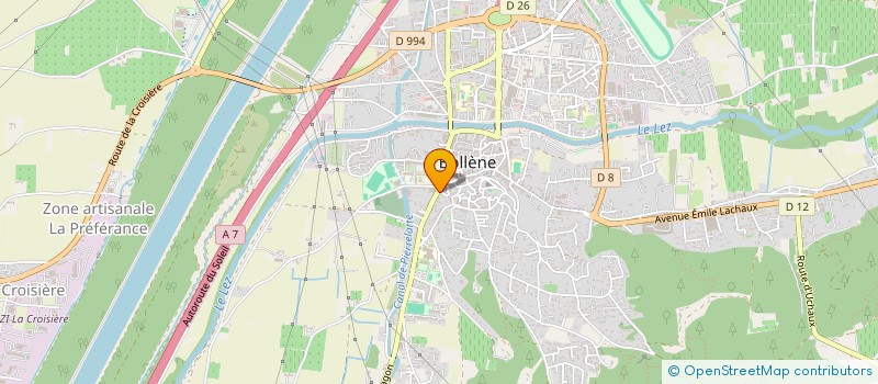 localisation de l'entreprise MONSIEUR JEAN-BAPTISTE SCAMARDI ALEXANDRE  BOLLENE