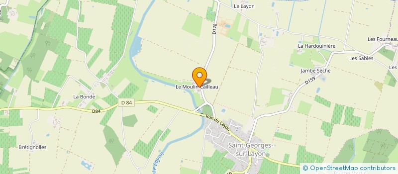 localisation de l'entreprise MONSIEUR JEAN-BAPTISTE SILLARD  DOUE-EN-ANJOU