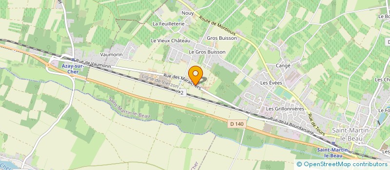 localisation de l'entreprise MONSIEUR JEAN-BAPTISTE SIMON  SAINT-MARTIN-LE-BEAU