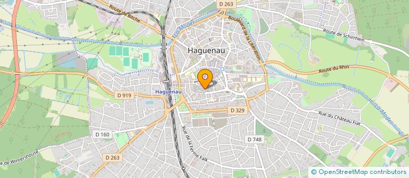 localisation de l'entreprise MONSIEUR JEAN BAPTISTE SINGBO  HAGUENAU