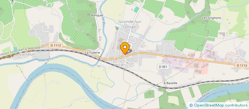 localisation de l'entreprise MONSIEUR JEAN-BAPTISTE SOURBE  GIRONDE-SUR-DROPT