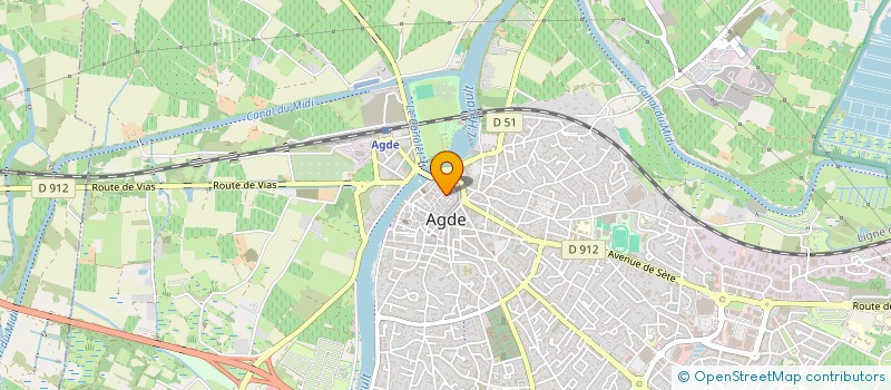 localisation de l'entreprise MONSIEUR JEAN BAPTISTE STEVENARD à AGDE