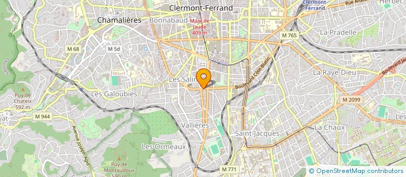 localisation de l'entreprise MONSIEUR JEAN-BAPTISTE SUCH  CLERMONT-FERRAND