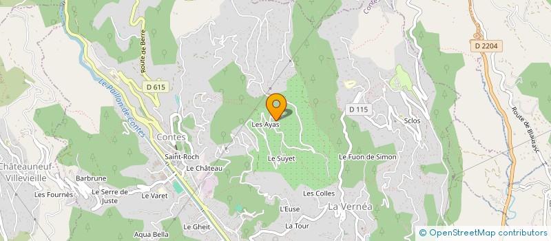 localisation de l'entreprise MONSIEUR JEAN-BAPTISTE TABART  CONTES