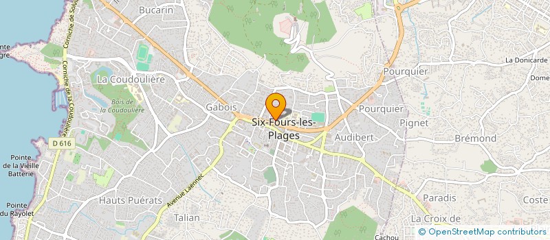 localisation de l'entreprise MONSIEUR JEAN BAPTISTE TARRIS à SIX-FOURS-LES-PLAGES
