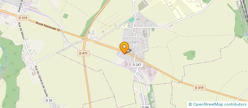 localisation de l'entreprise MONSIEUR JEAN-BAPTISTE TAVERNIER  COUBERT